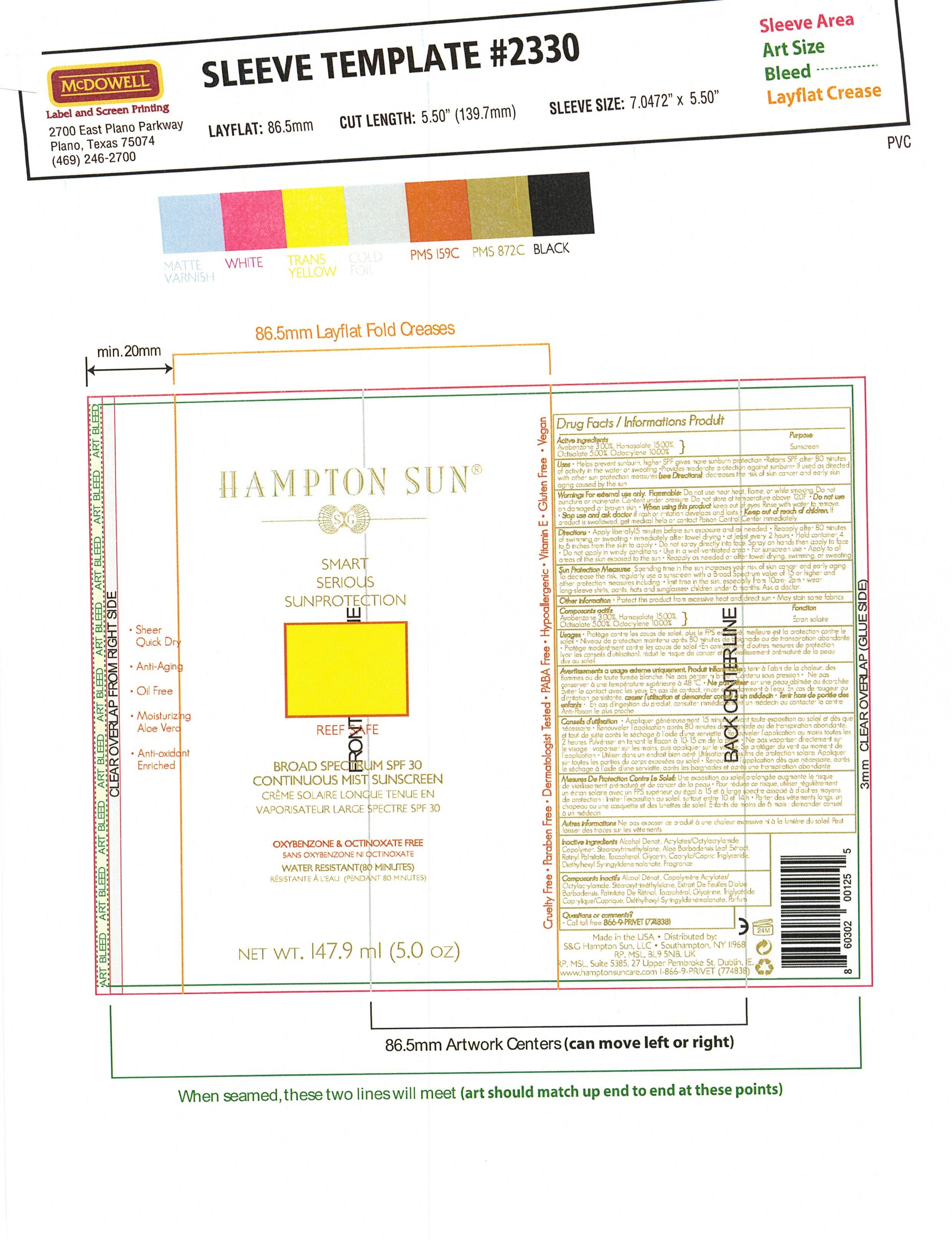 Hampton Sun SPF 30 Sunscreen