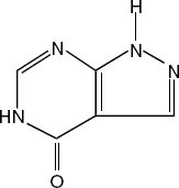 Allopurinol Structural Formula