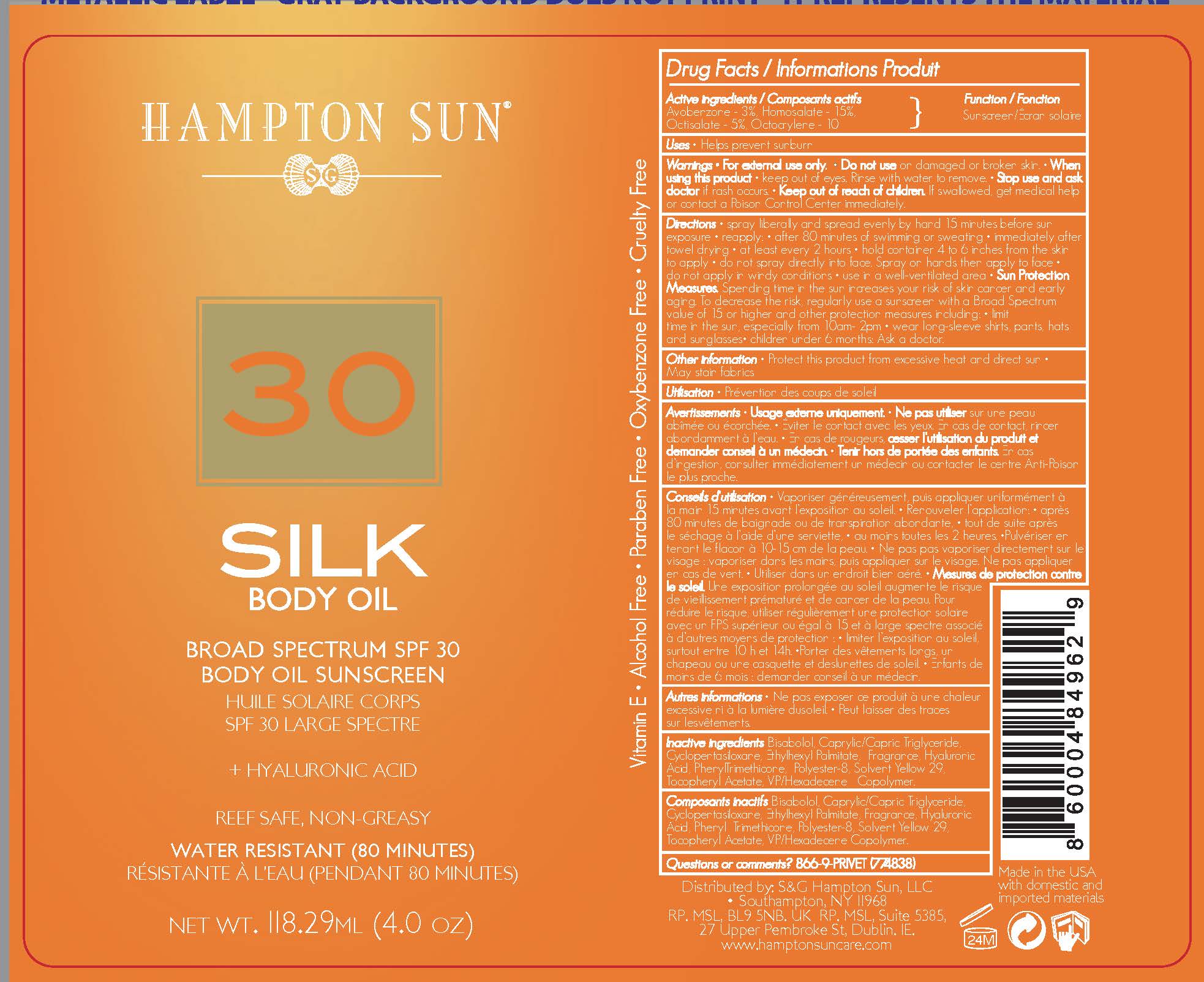 Hampton Sun SPF 30 Silk