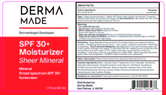 DermeMade SPF 33 Sunscreen