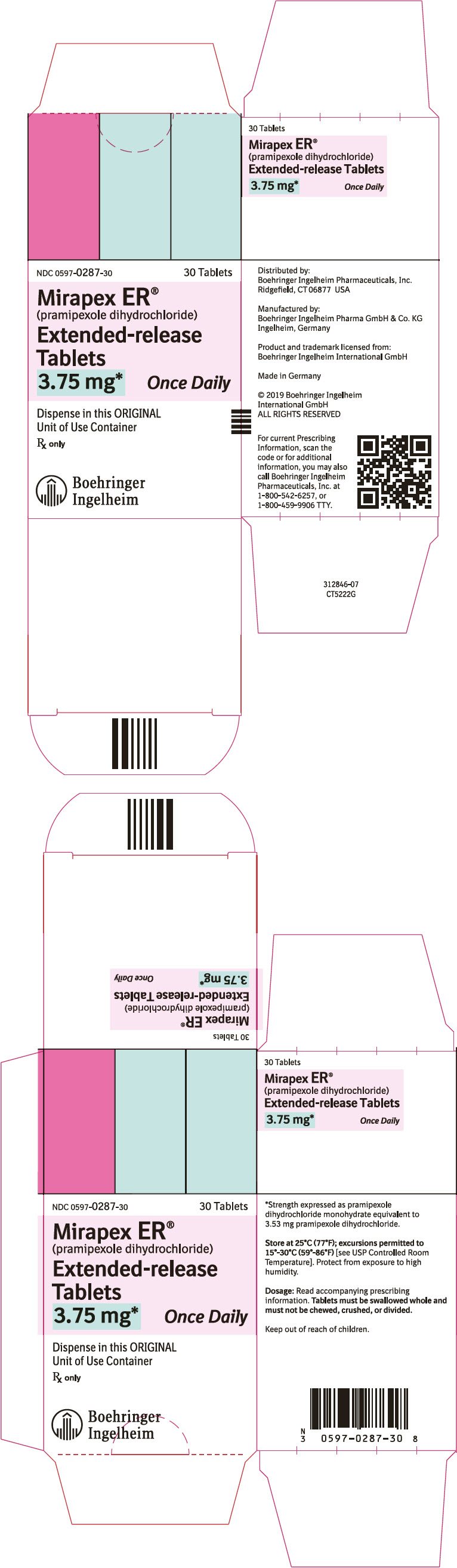 PRINCIPAL DISPLAY PANEL - 3.75 mg Tablet Bottle Carton