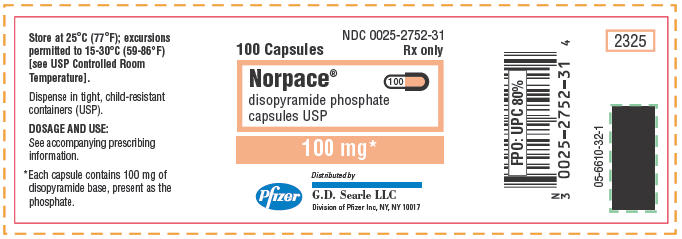 Principle Display Panel - 100 mg Bottle Label