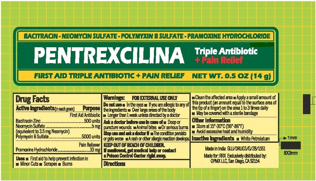 0-LBL_Pentrexcilina Triple Antibiotic Plus Relief 0.5 oz