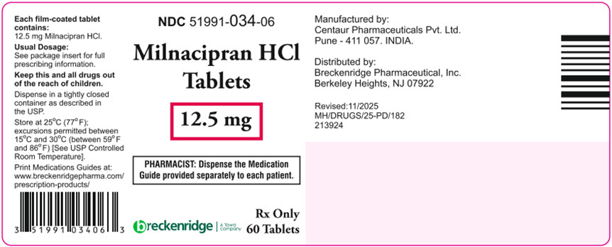 PRINCIPAL DISPLAY PANEL - 12.5 mg Tablet Bottle Label
