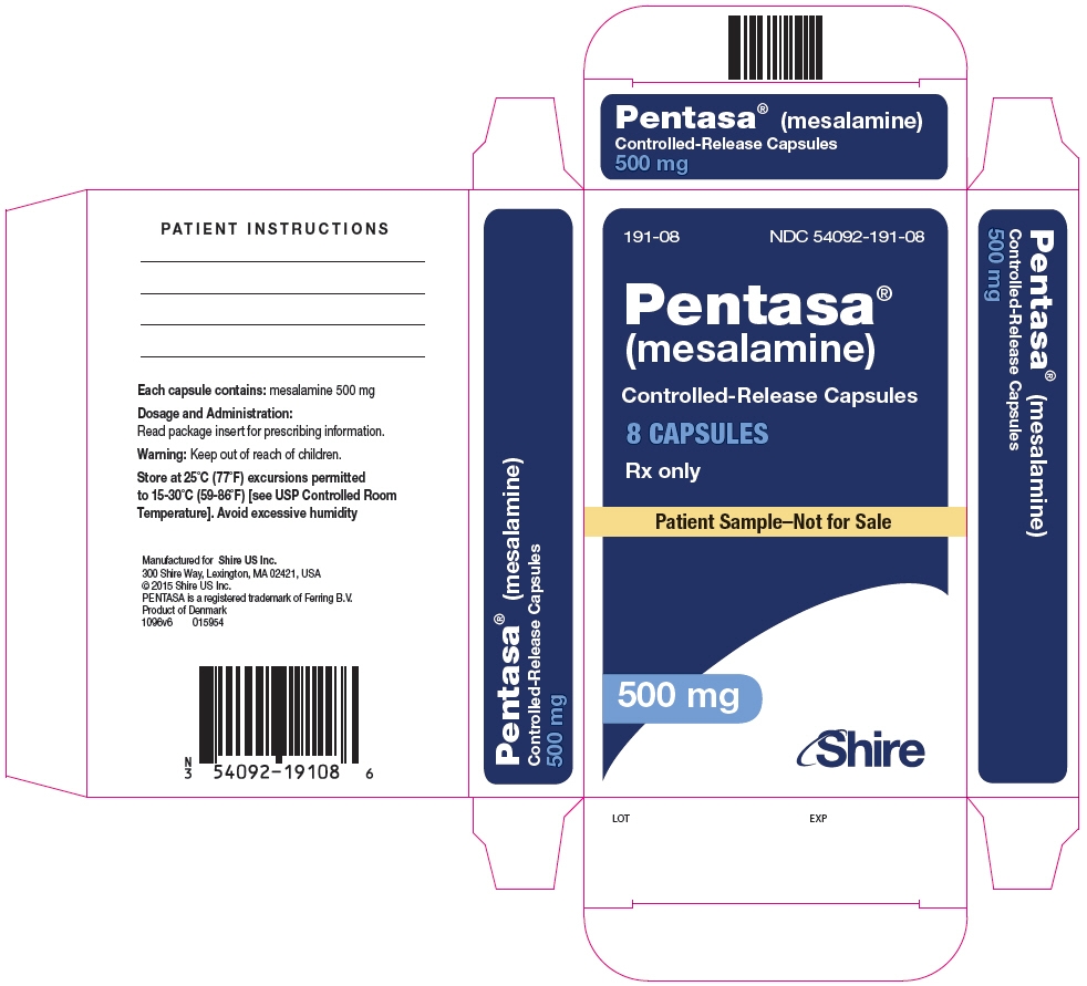 PRINCIPAL DISPLAY PANEL - 500 mg Capsule Sample Carton