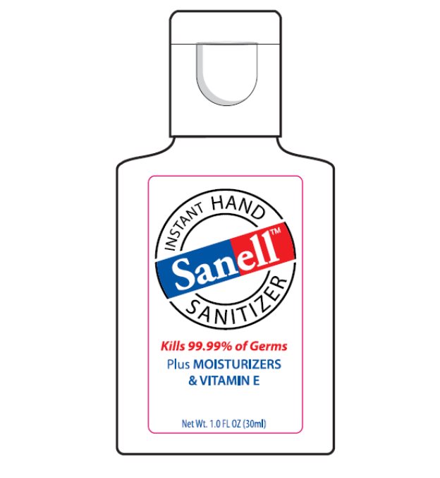 Front Label - Sanell Hand Sanitizer