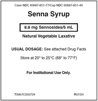 Senna Syrup Label