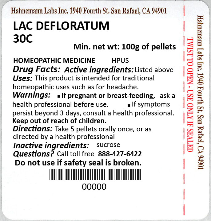 Lac Defloratum 30C 100g