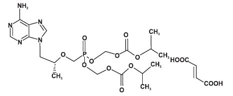 Tenofovir DF Structural Formula