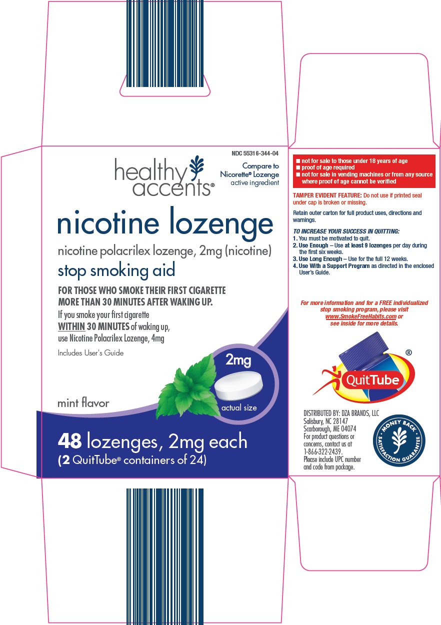 healthy accents nicotine lozenge
