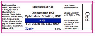 Olopatadine HCl Opthalmic Solution, USP Container Label