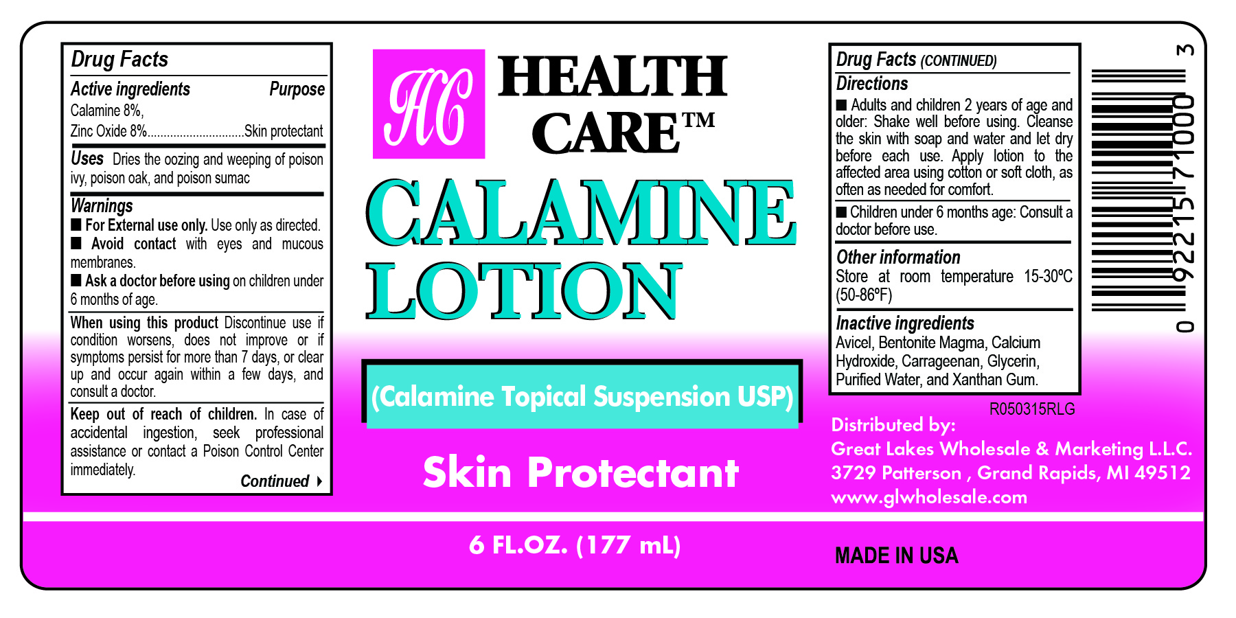 CALAMINE Calamine 8 And Zinc Oxide 8 Lotion