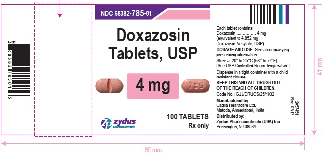 container label 4 mg - 100s count
