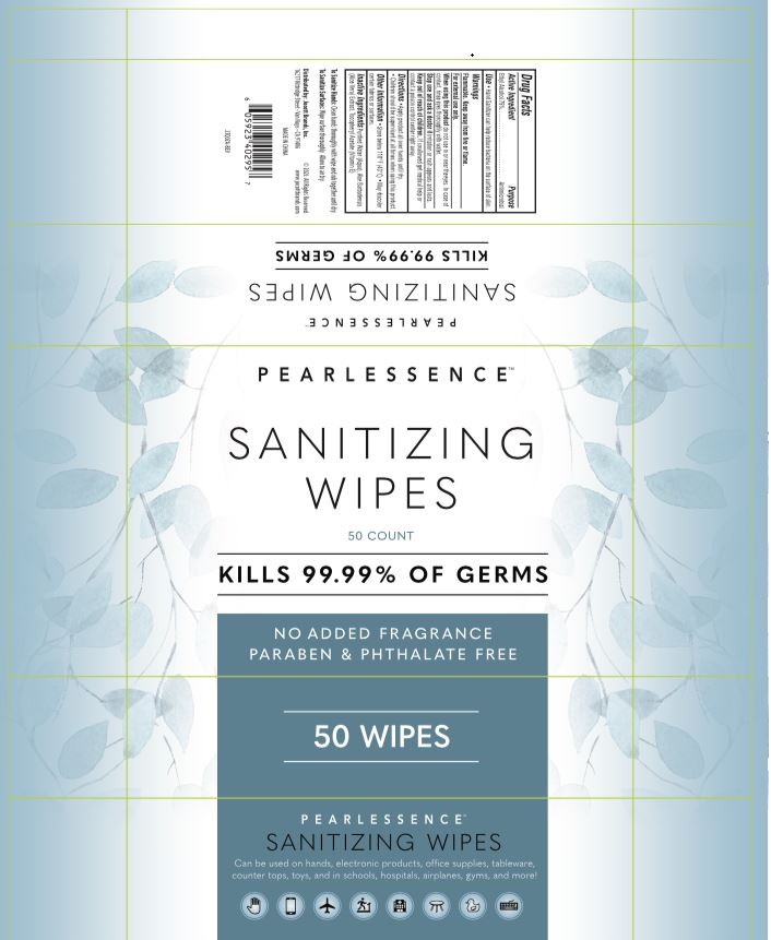 01b LBL_Pearlessence_Hand Sani Wipes_50ct