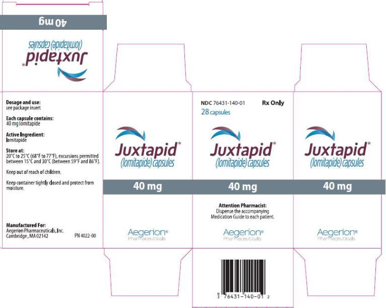 Package Label - Principal Display Panel – 40 mg, 28 ct Capsule Carton