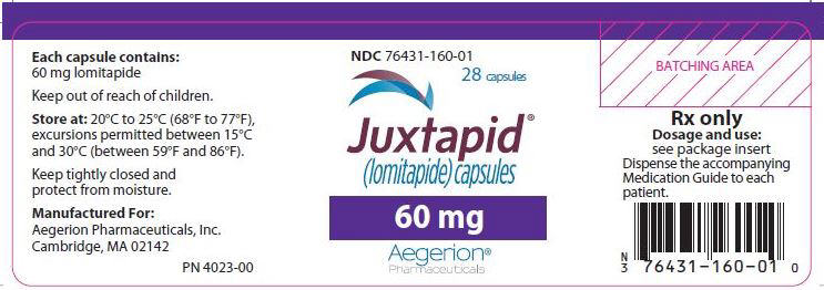 Package Label - Principal Display Panel – 60 mg, 28 ct Capsules