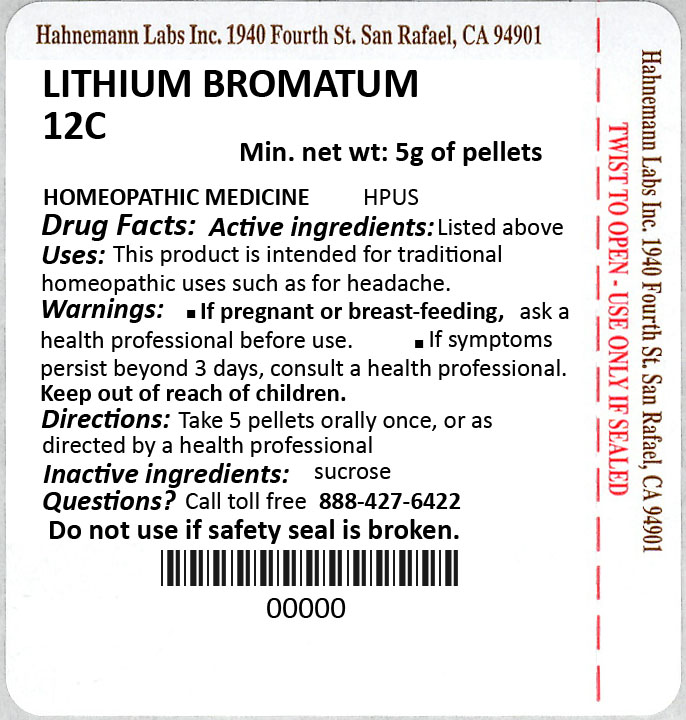 Lithium Bromatum 12C 5g