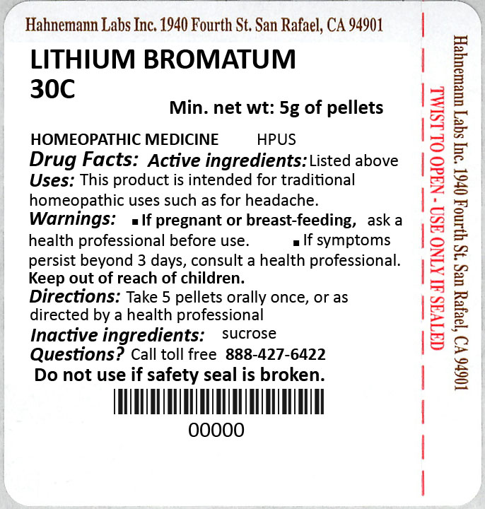 Lithium Bromatum 30C 5g