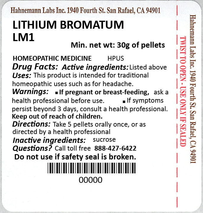 Lithium Bromatum LM1 30g