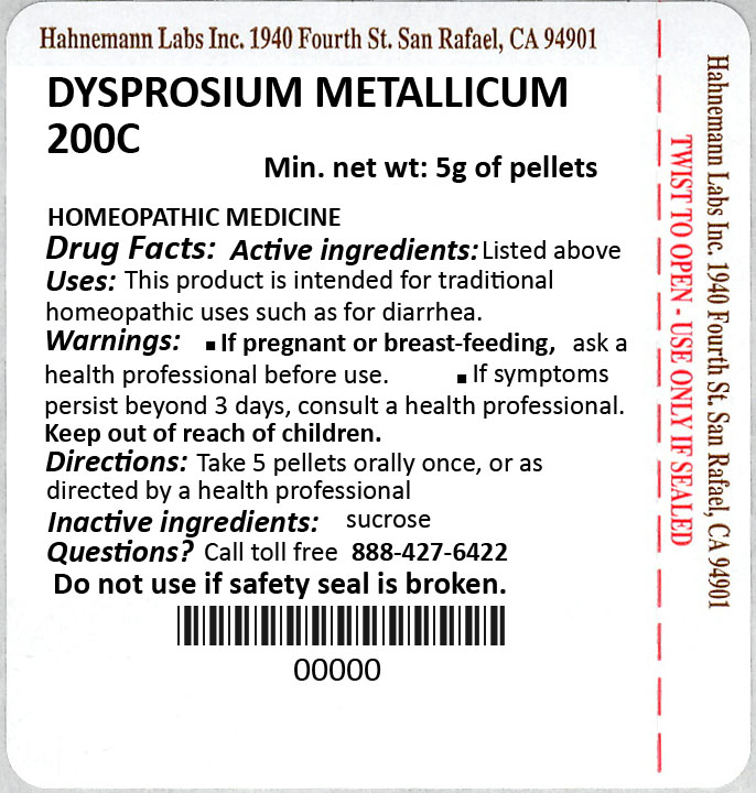 Dysprosium Metallicum 200C 5g