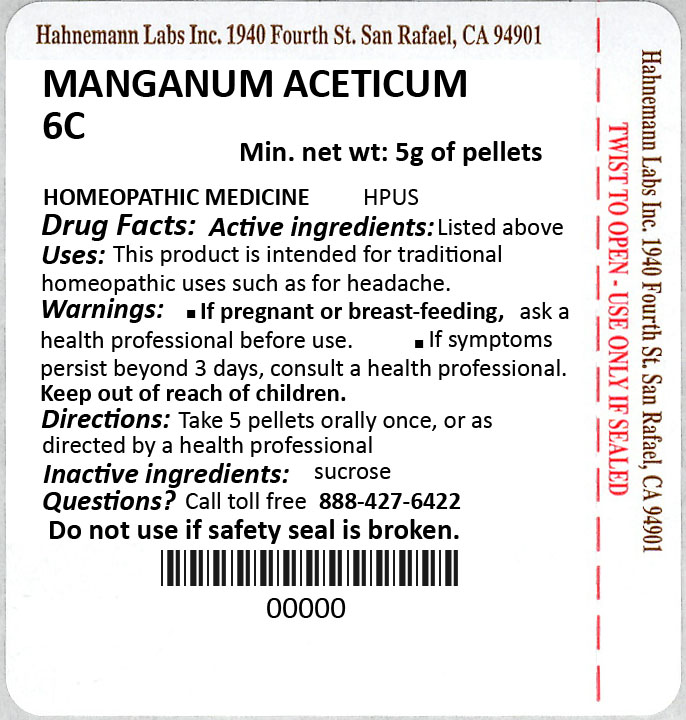Manganum Aceticum 6C 5g