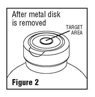 Figure 2 illustration. After metal disk is removed.