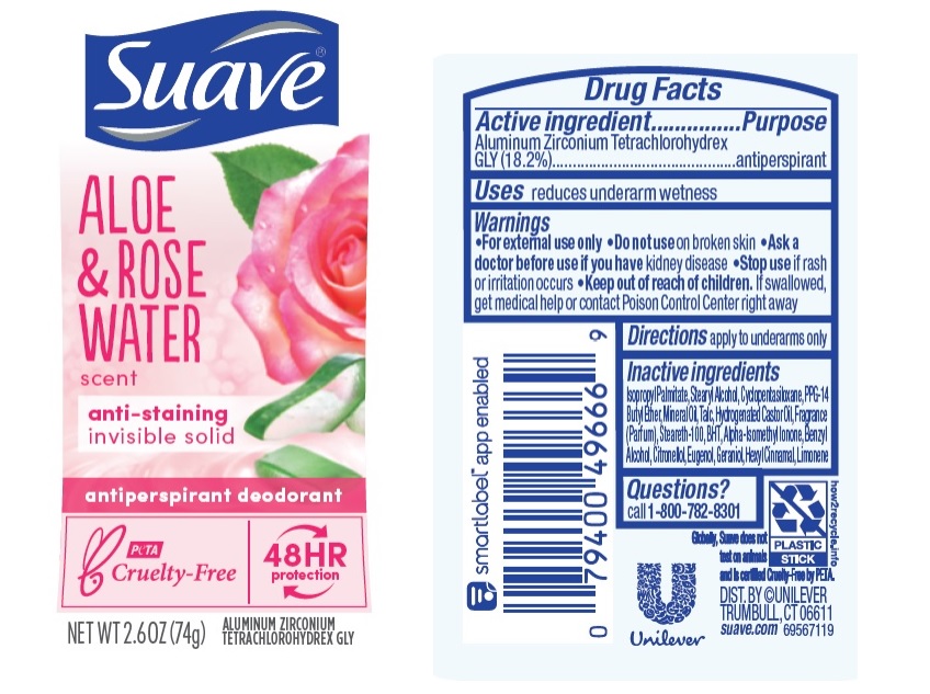 Suave Aloe Rose Water AP Deo IS