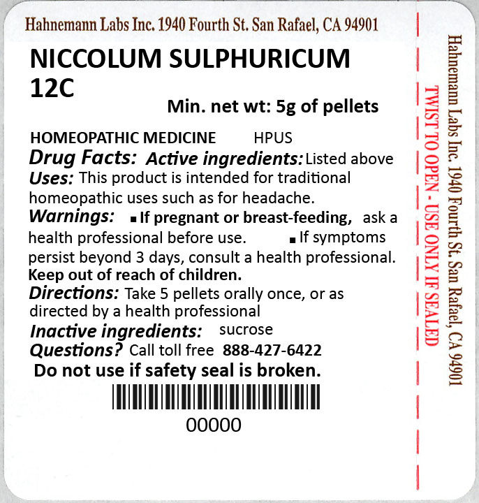 Niccolum Sulphuricum 12C 5g