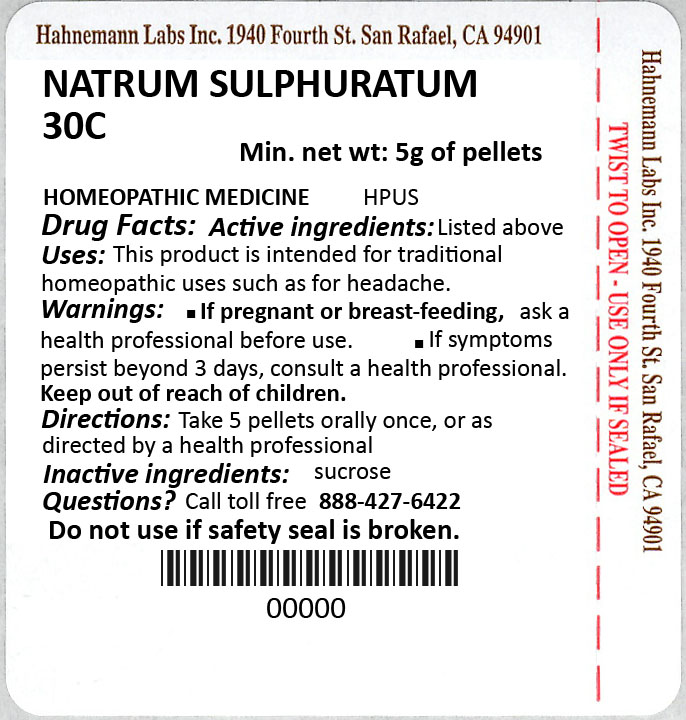 Natrum Sulphuratum 30C 5g