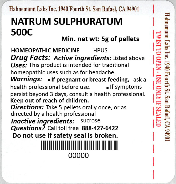 Natrum Sulphuratum 500C 5g