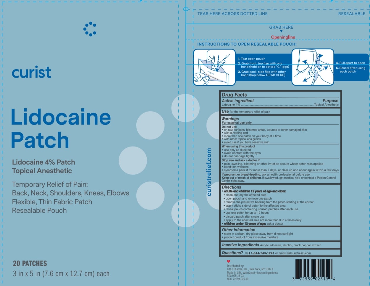 Lidocaine Patch