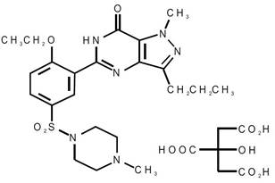 Sildenafil citrate Structure 