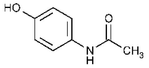 Acetaminophen Structural Formula