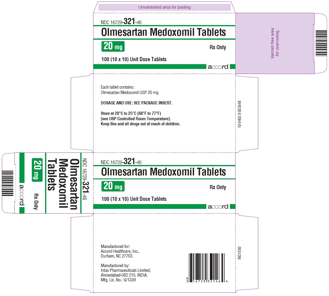 Olmesartan Medoxomil Tablets – 20 mg 100 Bottle Carton