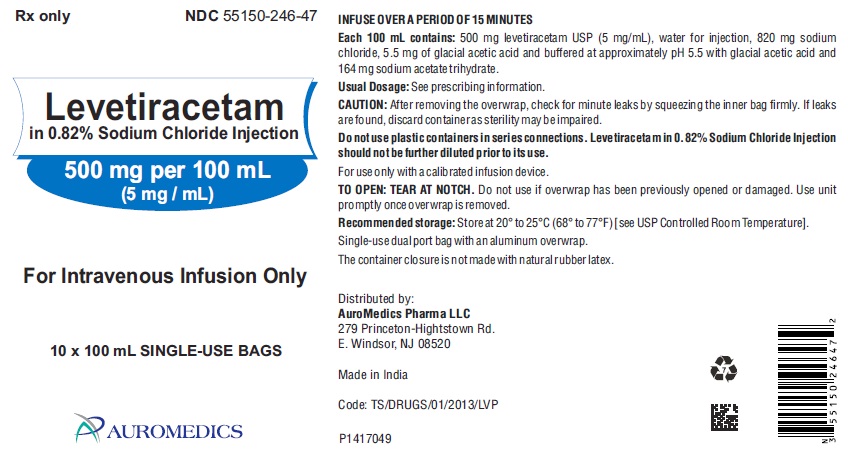 PACKAGE LABEL-PRINCIPAL DISPLAY PANEL - 500 mg per 100 mL (5 mg / mL) - Container-Carton Label (10 Pouches)