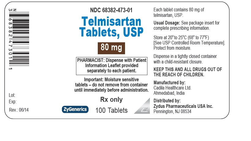 Telmisartan Tablets, 80 mg