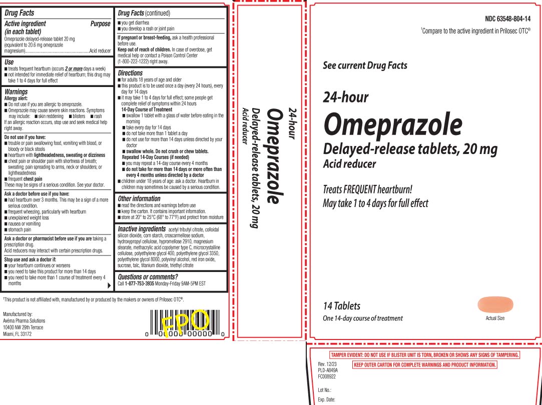 Omeprazole delayed-release tablet 20 mg (equivalent to 20.6 mg omeprazole magnesium)