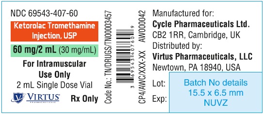 60 mg/2 mL (30 mg/mL) Vial Label