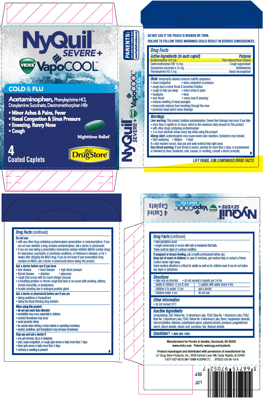 PRINCIPAL DISPLAY PANEL - 4 Caplet Pouch Carton