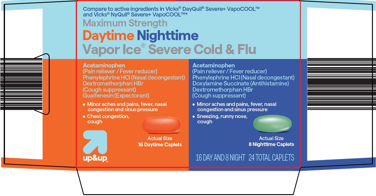 Daytime Nighttime Vapor Ice Severe Cold & Flu Carton Image 1