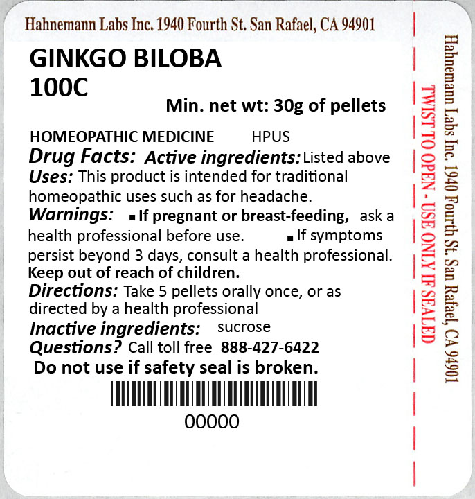 Ginkgo Biloba 100C 30g