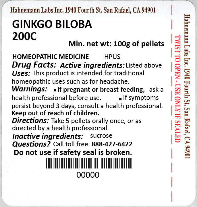 Ginkgo Biloba 200C 100g