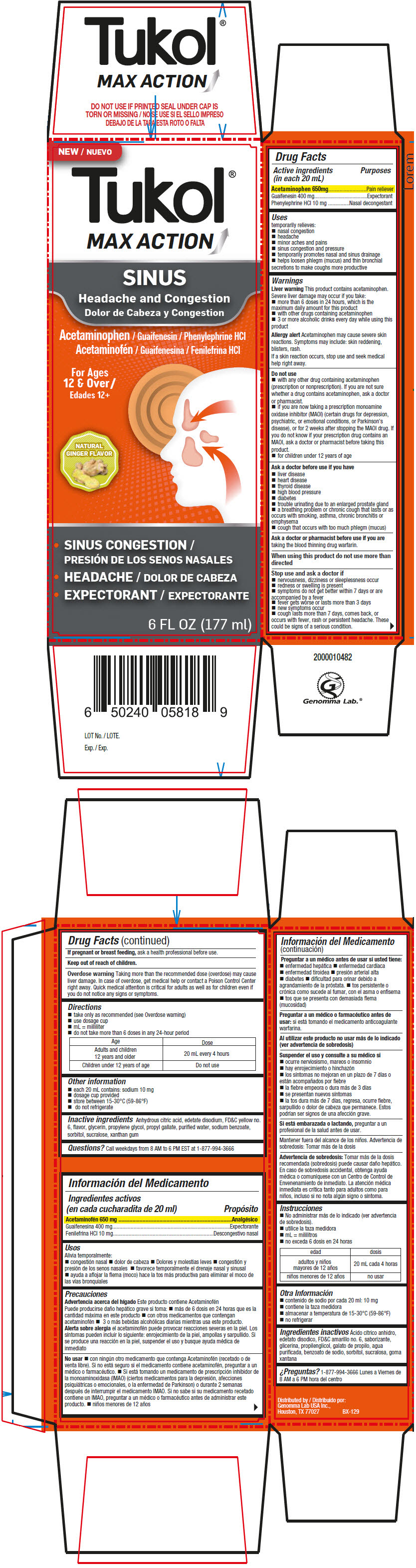 PRINCIPAL DISPLAY PANEL - 177 ml Bottle Carton