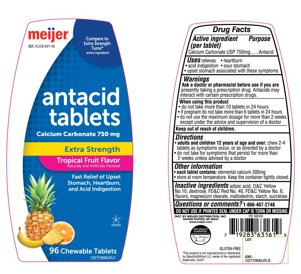 antacid tablets calcium carbonate extra strength tropical fruit flavor