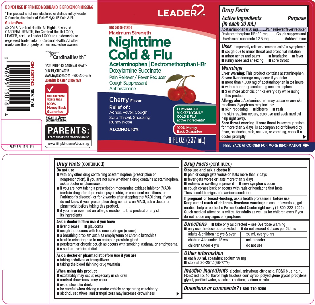 Leader Nighttime Cold & Flu image