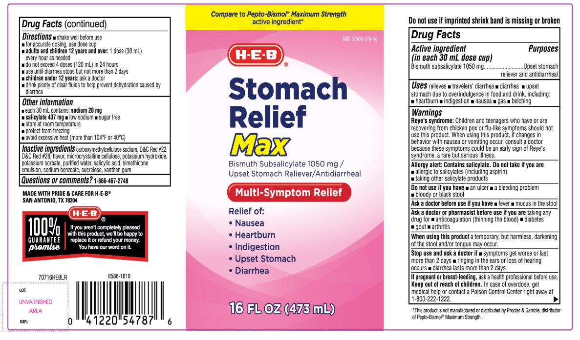 HEB Max Stomach Relief 473 mL