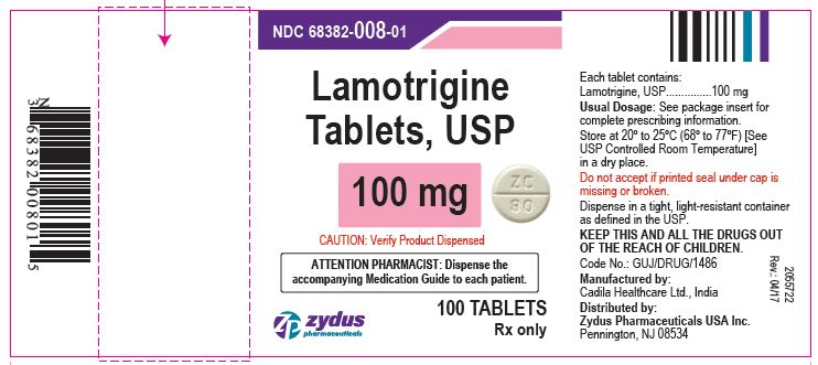 Lamotrigine Tablets USP, 100 mg