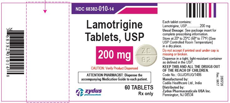 Lamotrigine Tablets USP, 200 mg