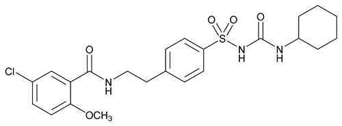structural formula - glyburide, USP