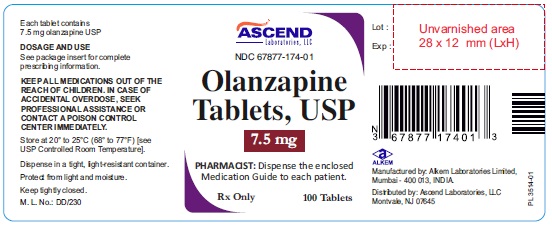 Olanzapine tablets 7.5 mg 100 counts